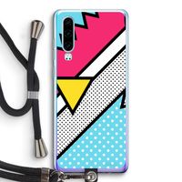 Pop Art #3: Huawei P30 Transparant Hoesje met koord