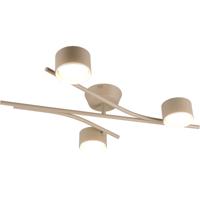 LED Plafondlamp - Trio Select Coda - 3 Lichtpunten - GX53-fitting - Draaibaar - IP20 - Warm Beige - Metaal