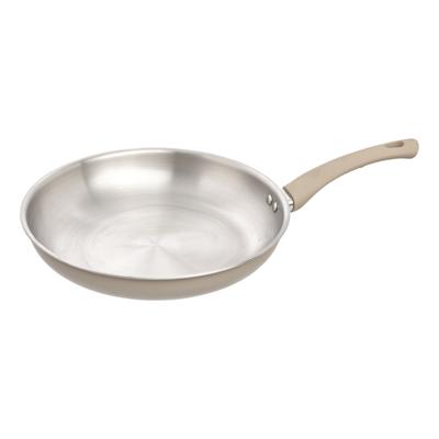 5Five koekenpan Paris - D30 cm - RVS - aluminium - beige/zilver - pannen