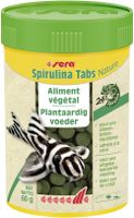 Sera Spirulina Tabs Nature 100 ml - Natuurlijke Vistabletten voor Plantenetende Aquariumvissen