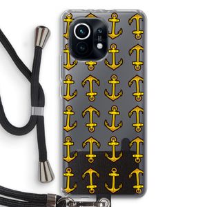 Musketon Anchor: Xiaomi Mi 11 Transparant Hoesje met koord