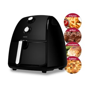 Inventum GF400HL friteuse Enkel 4 l Vrijstaand 1500 W Friteuse met weinig vet Zwart