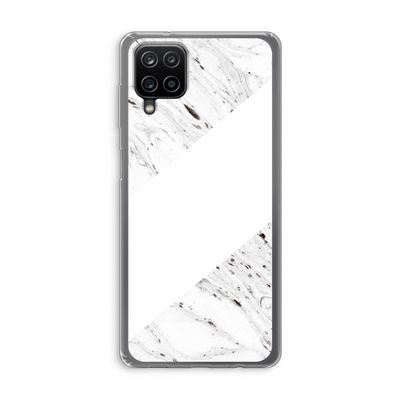 Biggest stripe: Samsung Galaxy A12 Transparant Hoesje