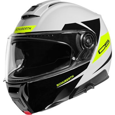 SCHUBERTH C5 Eclipse, Systeemhelm, Wit Geel