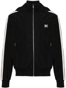 Palm Angels monogram-embroidered track jacket - Noir