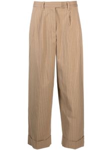 rag & bone pantalon Marianne à fines rayures - Marron