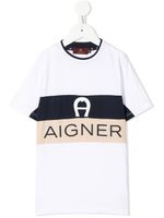 Aigner Kids t-shirt à logo imprimé - Blanc - thumbnail