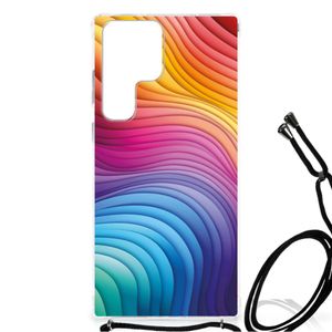 Shockproof Case voor Samsung Galaxy S23 Ultra Regenboog