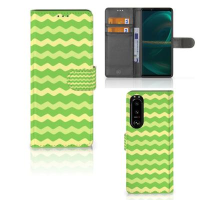 Sony Xperia 5III | Telefoon Hoesje | Waves Green