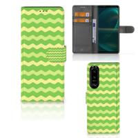 Sony Xperia 5III | Telefoon Hoesje | Waves Green