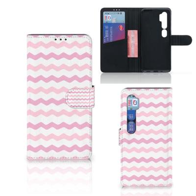Xiaomi Mi Note 10 Pro | Telefoon Hoesje | Waves Roze