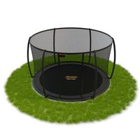 Avyna Pro-Line Flatlevel Trampoline met Veiligheidsnet - ø 305 cm (10ft) - Grijs