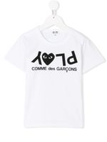 Comme Des Garçons Play Kids t-shirt imprimé - Blanc - thumbnail