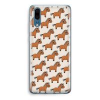 Pony: Huawei P20 Transparant Hoesje