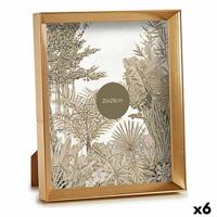 Fotolijsten WPC0235MG-4 Gouden Glas Plastic (6 Stuks)