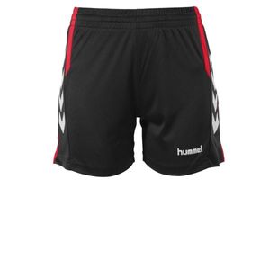 Hummel 120605 Aarhus Shorts Ladies - Black-Red - M