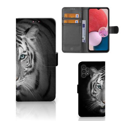 Samsung Galaxy A13 (4G) | Telefoonhoesje | Met pasjeshouder | Tijger