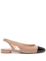 Stuart Weitzman ballerines Sleek Slingbac en cuir - Noir