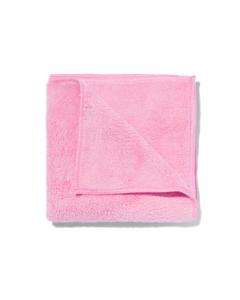 HEMA Microvezel Fleece Stofdoek 32x32 Roze