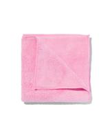 HEMA Microvezel Fleece Stofdoek 32x32 Roze - thumbnail