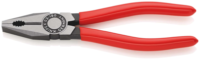 Knipex Kombitang | Kunststof bekleed | Zwart geatramenteerd | Lengte 180 mm - 03 01 180 EAN