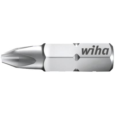 Wiha Profess.-Bit PH2 Länge 25mm 1/4 DIN3126 ISO1173 Form E6,3 70112225 Kruis-bit PH 2 C 6.3 1 stuk(s)