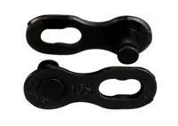 KMC sluitschakel missinglink 10r dlc zwart 5.88mm (2)