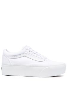 Vans baskets à patch logo - Blanc