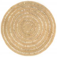 VidaXL Vloerkleed handgemaakt 210 cm gevlochten jute