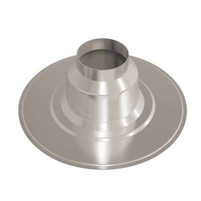 Plakplaat Voor Multivent 131/5v Ventilatiepijp - Plat Dak (0146233)