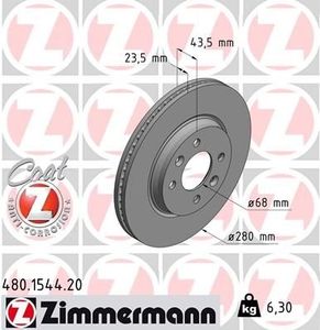 Remschijf Coat Z 480154420