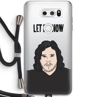 Let It Snow: LG V30 Transparant Hoesje met koord
