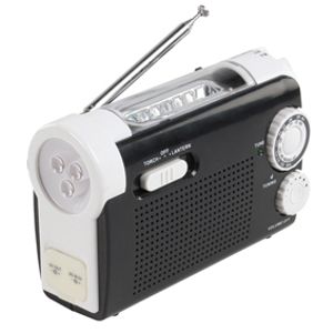 HQ TORCH-EMC-01 radio Draagbaar Analoog Zwart, Wit