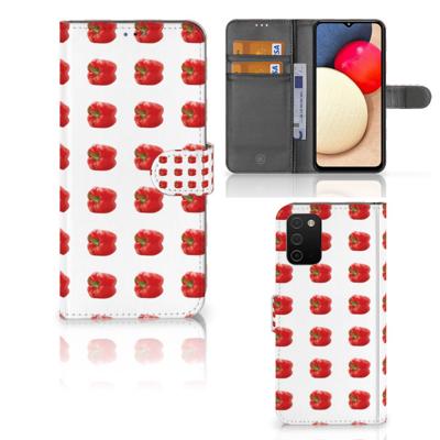 Samsung Galaxy A03s | Book Cover | Paprika Red