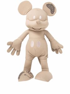 Daniel Arsham figurine Mickey Mouse en peluche - Tons neutres