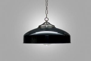 Biljartlamp antiek brons groen nostalgische hanglamp