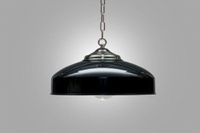 Biljartlamp antiek brons groen nostalgische hanglamp