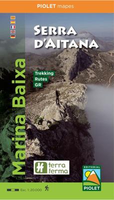 Wandelkaart Marina Baixa - Serra d'Aitana, Costa Blanca mountains west | Editorial Piolet