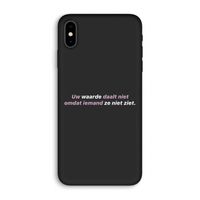 uw waarde daalt niet: iPhone XS Max Biologisch afbreekbaar hoesje