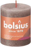 Bolsius Kaars 80X68mm Taupe Rustiek Bolsius Kaars 80X68mm Taupe Rustiek