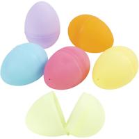 Creativ Company Plastic eieren gekleurd, 12st.