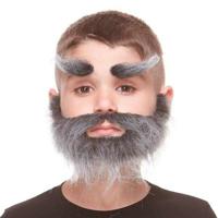Valse baard My Other Me Grijs