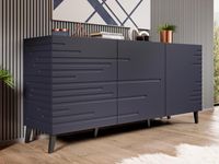 Dressoir DORY 3 deuren grijs