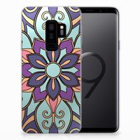 Samsung Galaxy S9 Plus TPU Case Purple Flower