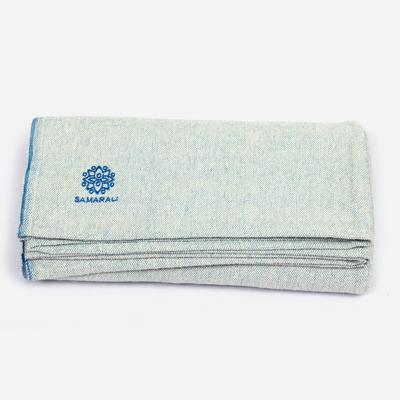 Yoga Deken van Organisch Katoen - Blauw