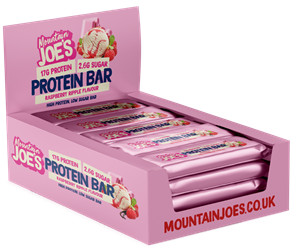 Mountain Joe&apos;s Protein Bar Raspberry Ripple (12 x 55 g)