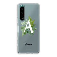 Green Brush: Sony Xperia 5 III Transparant Hoesje