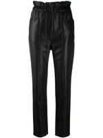 Philosophy Di Lorenzo Serafini pantalon slim en cuir artificiel - Noir