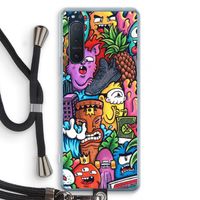 Vexx Mixtape: Sony Xperia 5 II Transparant Hoesje met koord