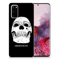 Silicone Back Case Samsung Galaxy S20 Skull Eyes